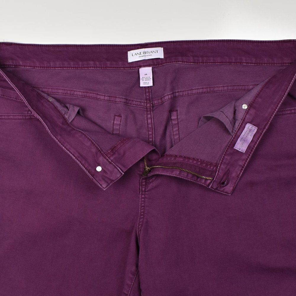 Lane Bryant Girlfriend Crop Jeans 24 - Picture 5 of 6